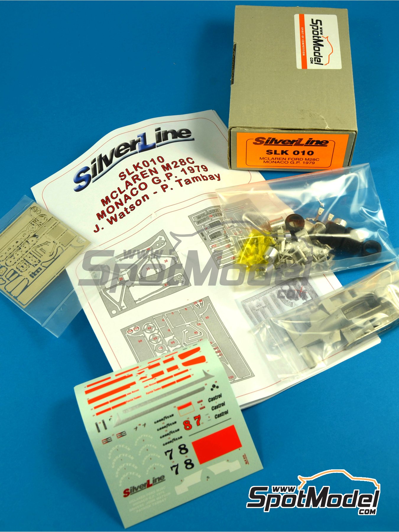 Tameo Kits SLK010 Car scale model kit 1/43 scale McLaren Ford M28C McLaren Racing Limited
